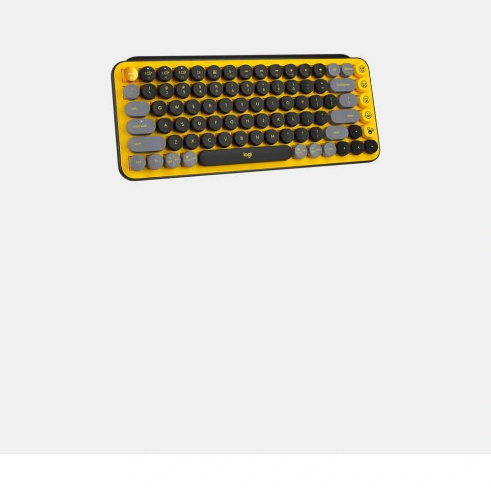 Logitech POP Mechanical Wireless Keyboard with Customizable Emoji Keys